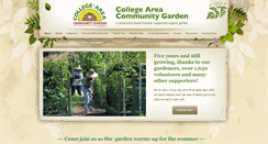 Desktop Screenshot of collegeareagarden.org