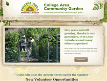 Tablet Screenshot of collegeareagarden.org